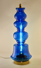 Ilke Table Lamp by Sahil & Sarthak Blue